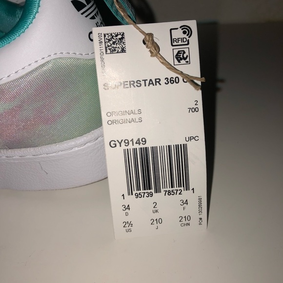 Adidas Superstar Disney Mickey Mouse GY9149 Kids SlipOn Shoes Sneakers Size 2.5K - Picture 5 of 7